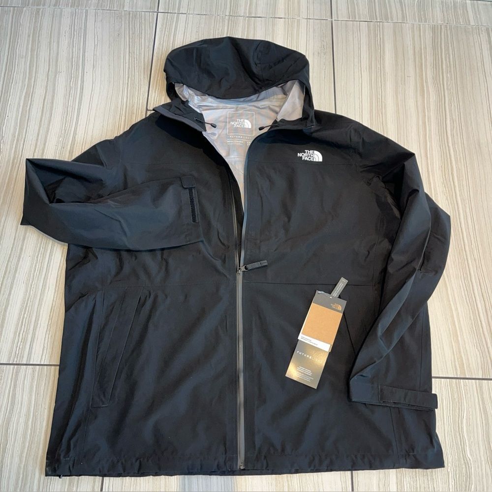 North Face Dryzzle FUTURELIGHT Waterproof Rain Hooded Sealed Seams Jacket Parka